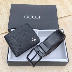 Men's Wallet & Belt Box Set